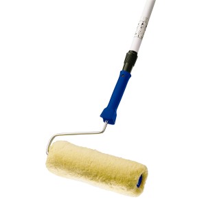 LUX Wałek fasadowy 25 cm z drążkiem teleskopowym do lekko strukturalnych powierzchni.