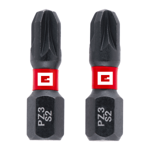 Einhell Zestaw bitów udarowych, 2-częściowy, PZ3, 25 mm, do wkrętaków i wkrętarek akumulatorowych.