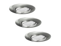 Polux Zestaw oczek ruchomych okrągłych Olin LED 3x3,5 W GU10