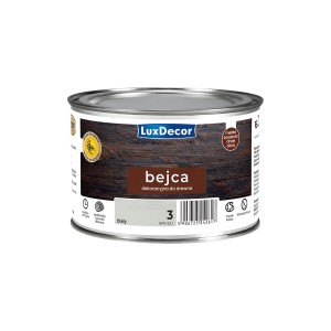 Puszka białej bejcy do drewna LuxDecor.