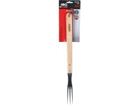 Widelec BBQ drewniany uchwyt - 46 cm