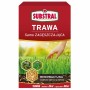 Nasiona traw Substral do naprawy i renowacji trawnika. Opakowanie ze zdjęciem soczystego zielonego trawnika.