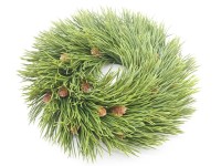 Wianek sztuczny z szyszką - 27 cm Wianek sztuczny z szyszką - 27 cm