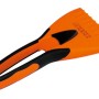 Skrobaczka do szyb OBI SoftGrip z kruszarką do lodu i ergonomicznym uchwytem dla komfortowego odladzania.