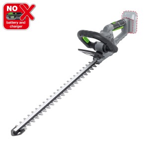 Akumulatorowe nożyce do żywopłotu LUX A-HS-20/52-24 bez akumulatora i ładowarki. Obrotowy uchwyt, długość cięcia 52 cm.