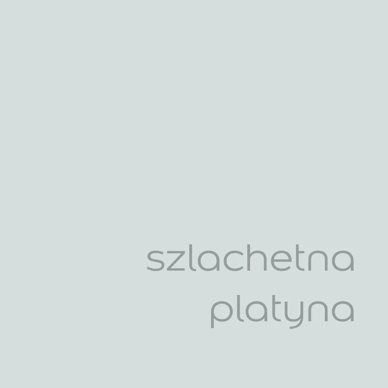 Próbka koloru farby do ścian t.b.t. w szlachetnym platynowym odcieniu.