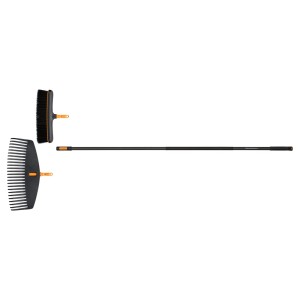 Fiskars Grabie do liści + gleby OneClick zestaw