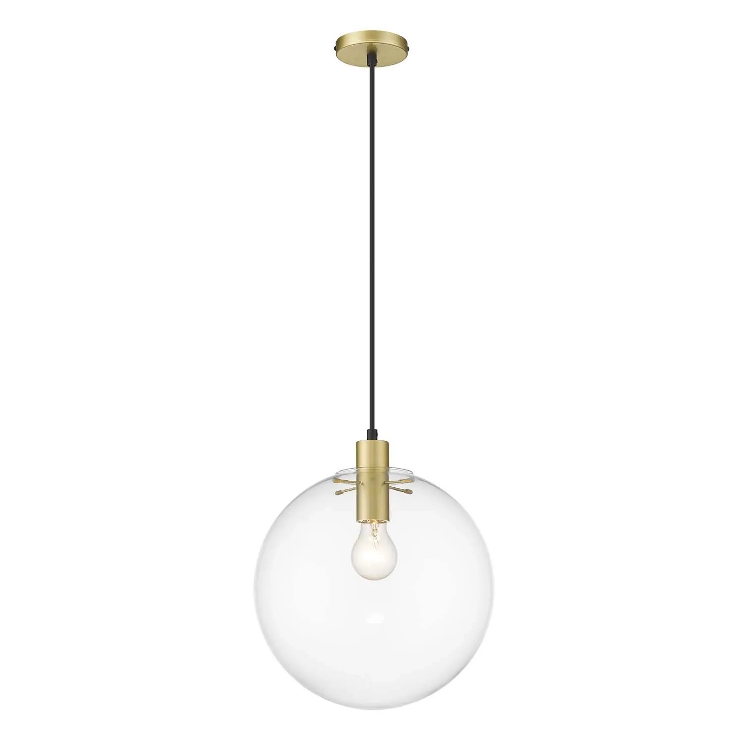 Light Prestige Lampa wisząca PUERTO 1xE27 max. 15W LED 30cm złota