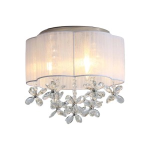 MiLAGRO Lampa sufitowa ESMERALDA 3xE14 10W kwiaty