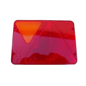 Tylna lampa do przyczepy, czerwono-pomarańczowa, akcesoria do przyczep.