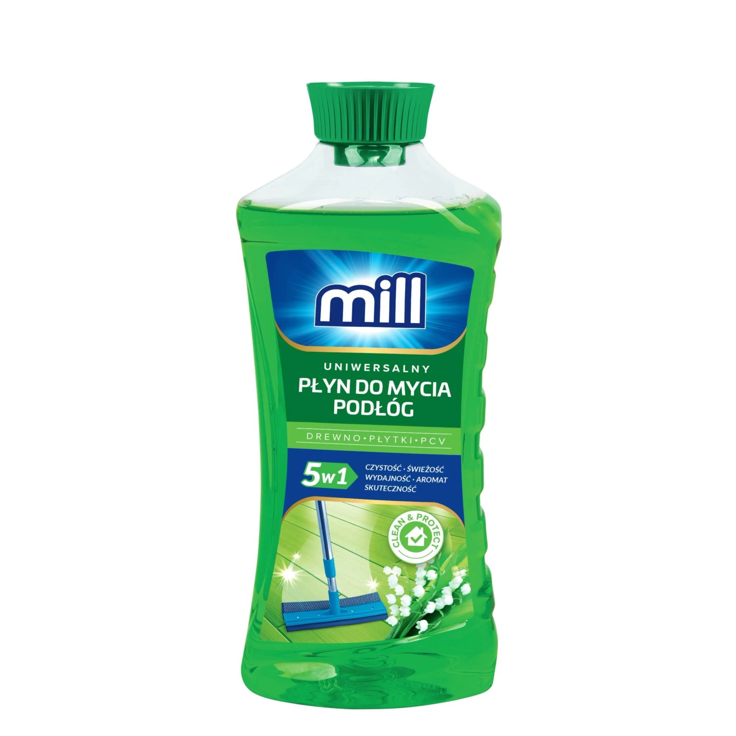 Płyn do podłóg Mill uniwersalny konwalia 1l