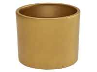 Osłonka Vienna złota pół matowa - śr. 28 cm