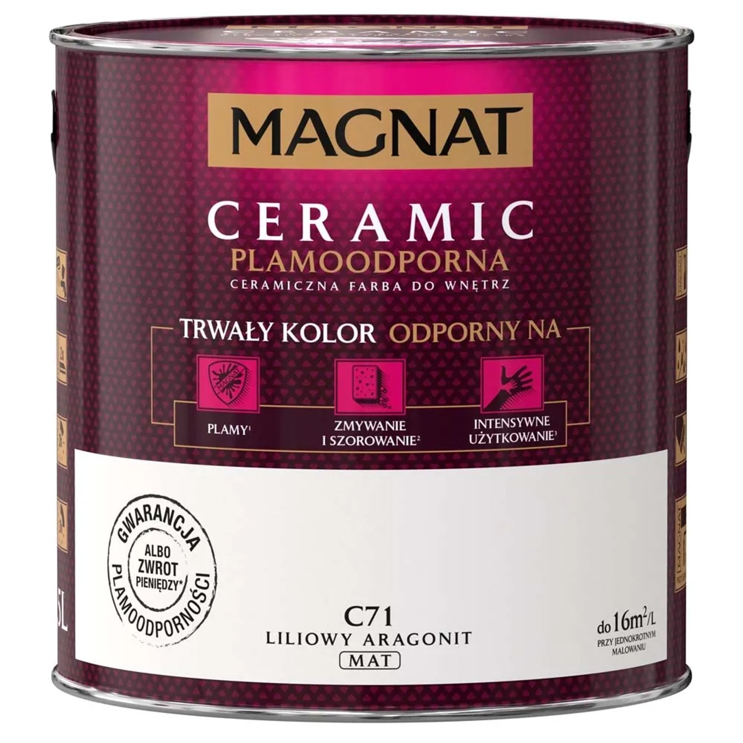 Farba Magnat Ceramic liliowy aragonit 2,5 l