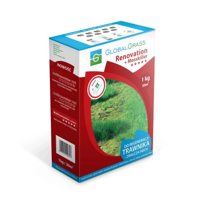 Global Grass Mieszanka traw Renovation + Mosskiller 1 kg