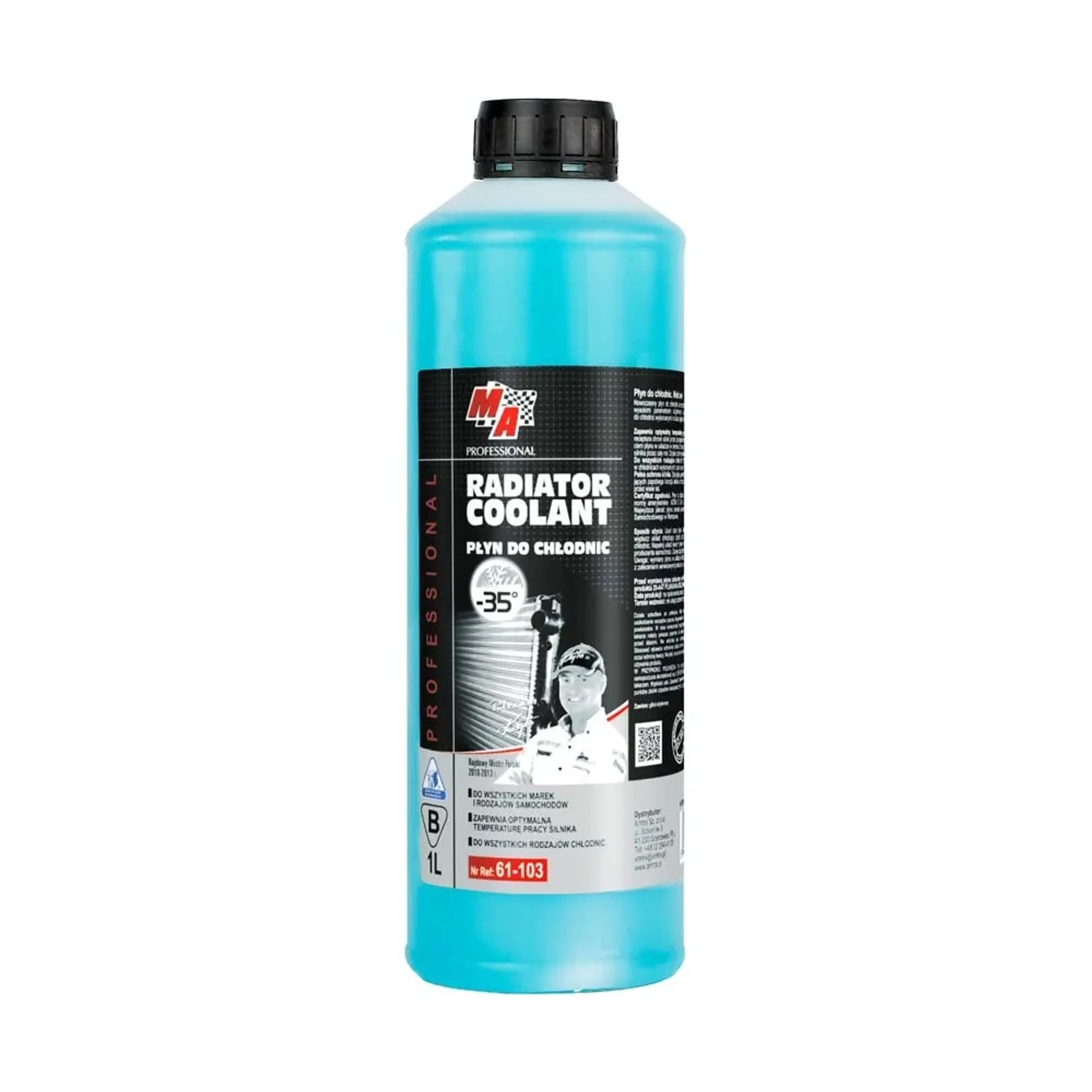 Moje Auto Professional płyn do chłodnic samochodowych niebieski 1 L