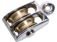 Bloczek linowy podwójny 23mm Bloczek linowy podwójny 23mm