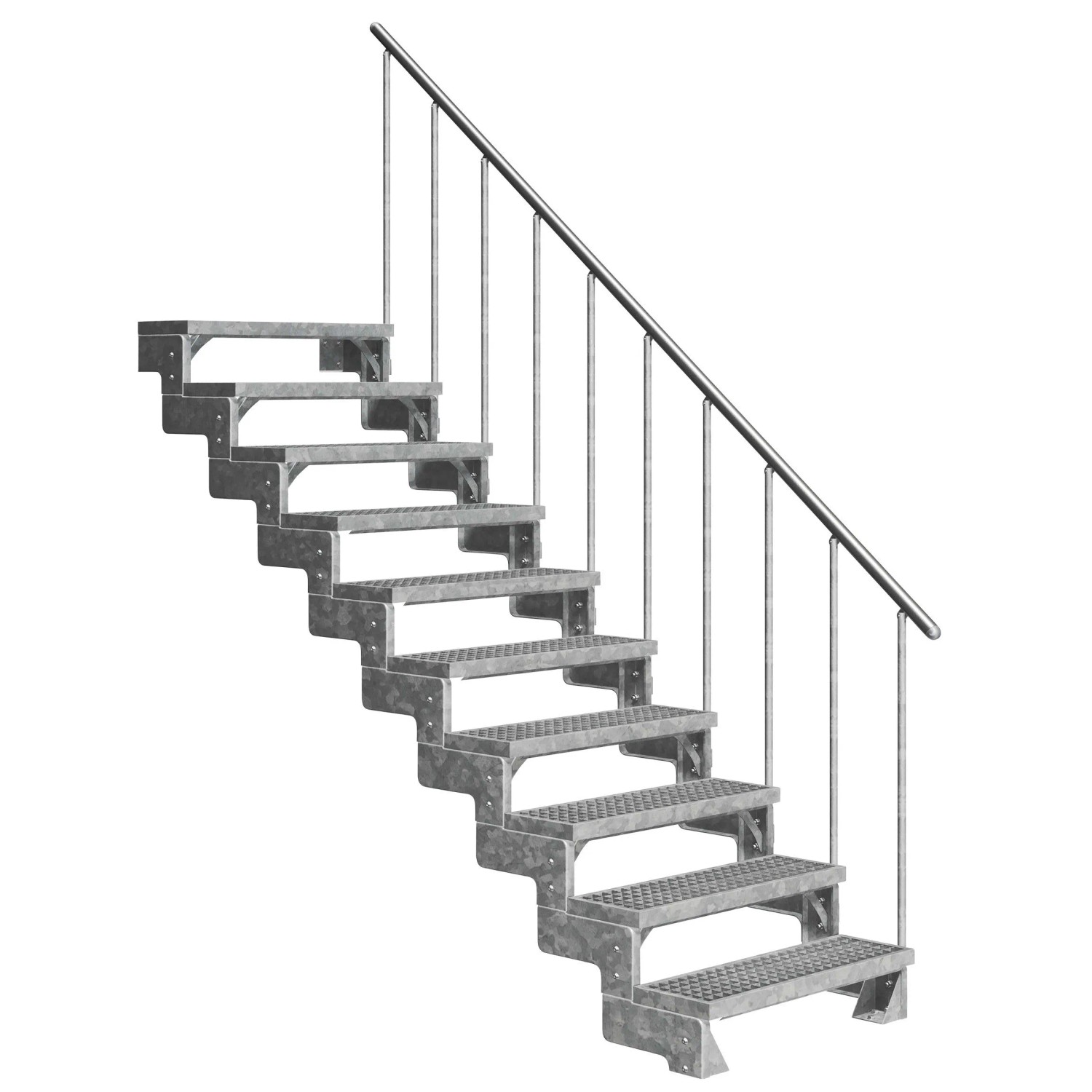Dolle Schody zewnętrzne Garden krata stalowa 80 cm 10 stopni80 cm