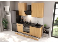 Defra Zestaw mebli kuchennych BELLUNO Dąb 5 el.