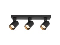 MiLAGRO Oprawa Volf Spot 3 x GU10 czarna