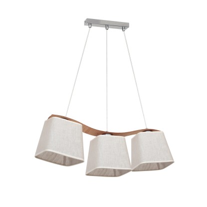 Luminex Lampa wisząca Elsa 3x60 W E27