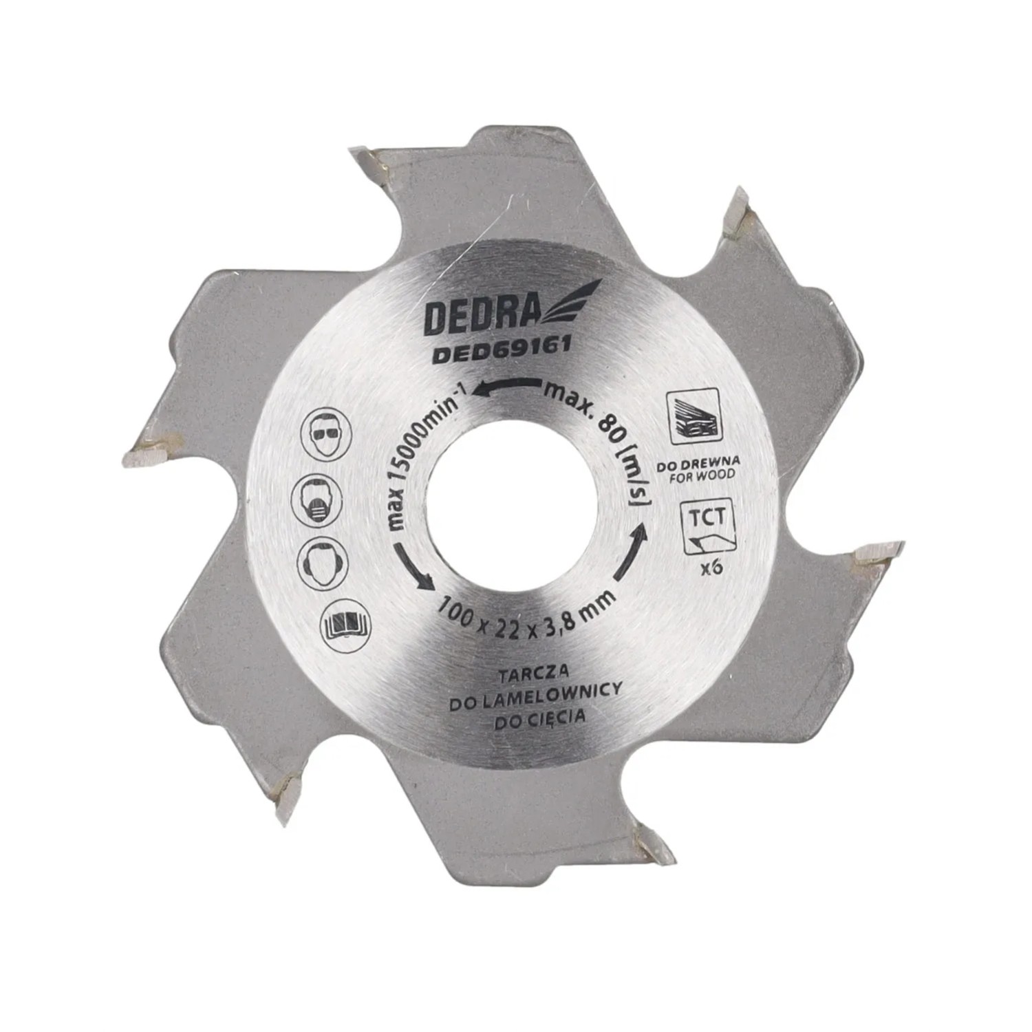 Dedra Tarcza do lamelownicy 100x22 mm 6 zębów