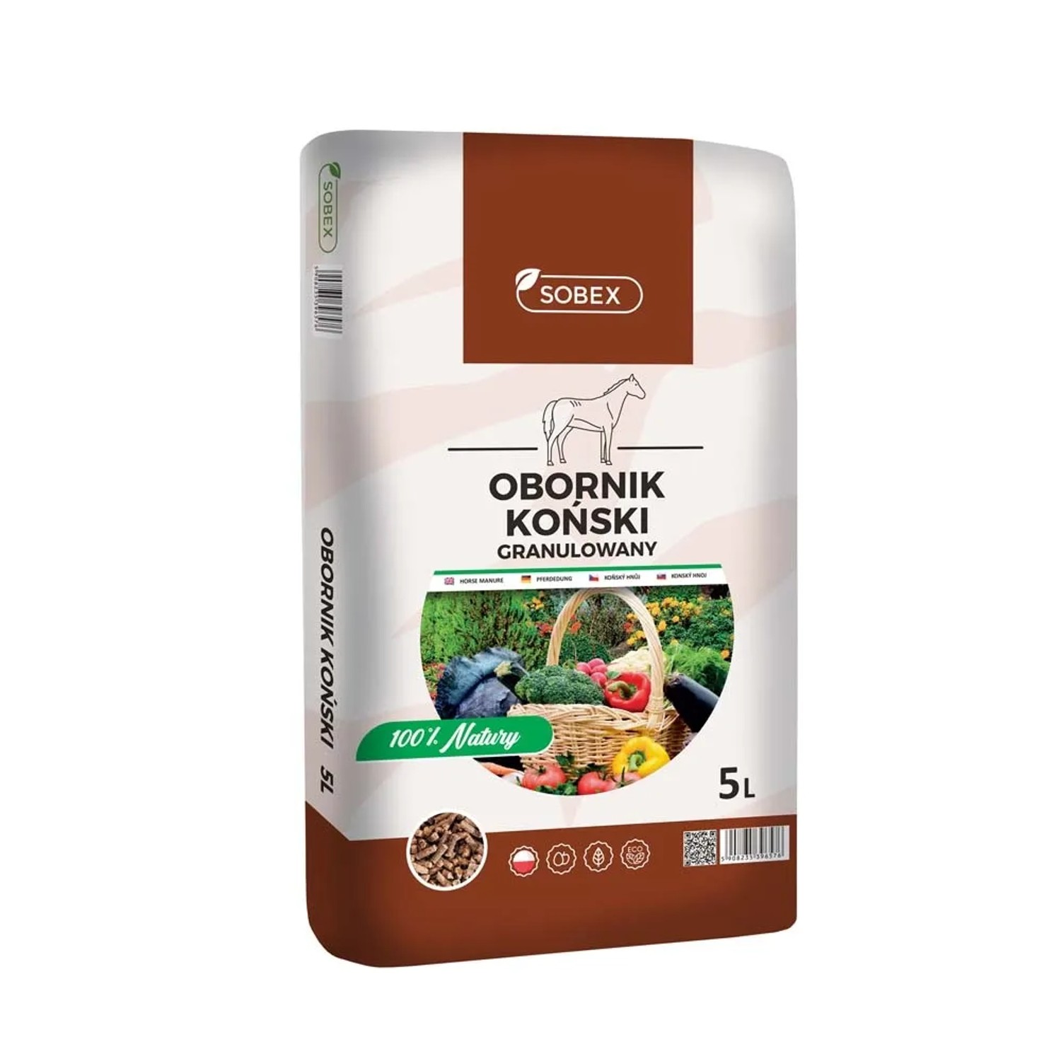 Sobex Obornik koński granulowany 5 L.