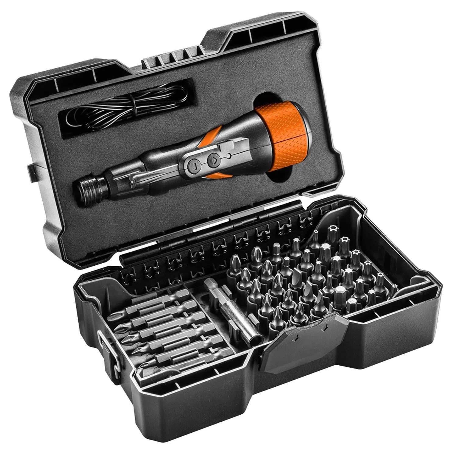 Neo Tools Wkrętak akumulatorowy USB-C 3,6V + akcesoria