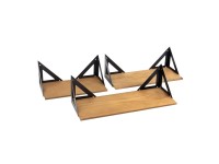 Półki loft zest.3 elementowy 42/36/29 cm