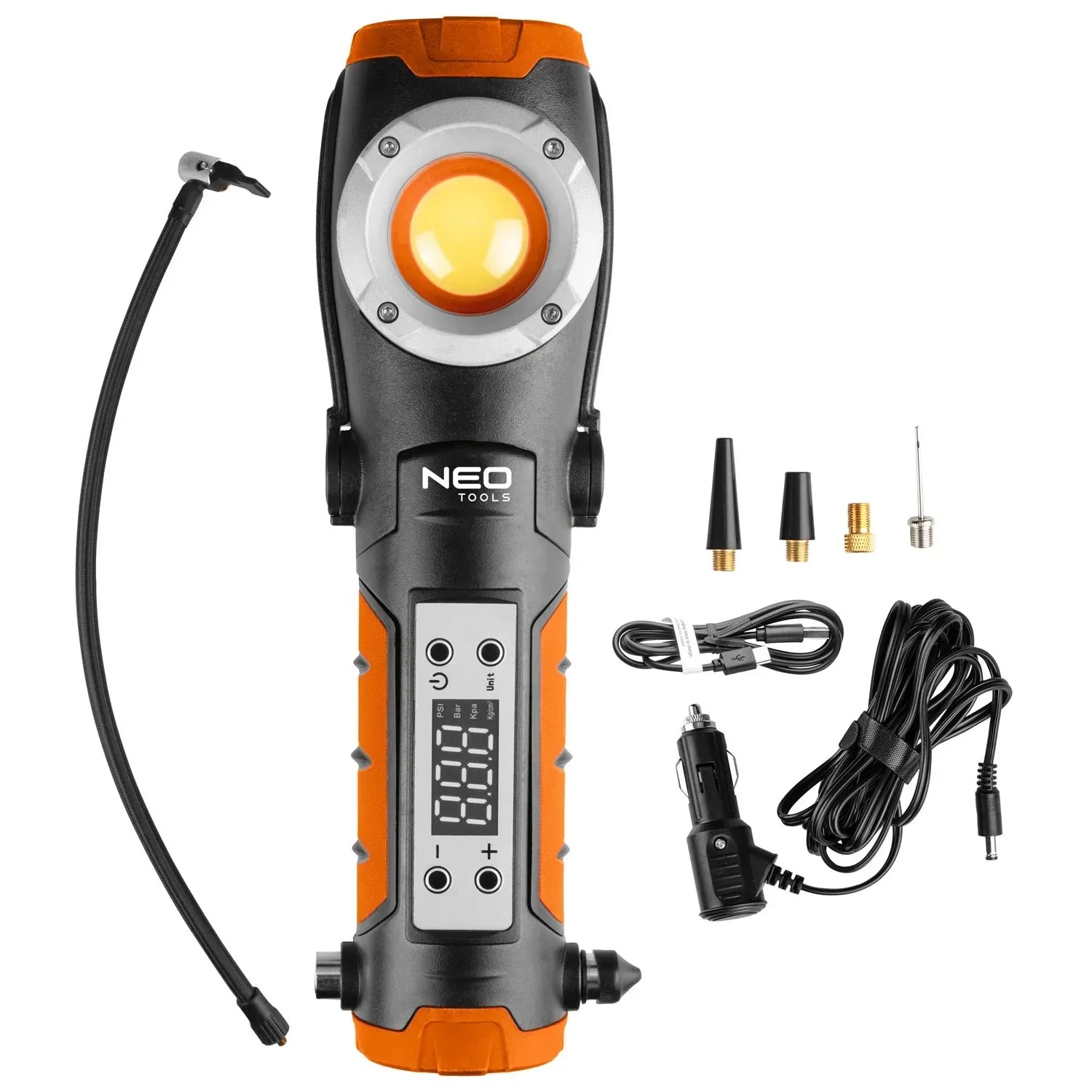 Neo Tools Lampa akumulatorowa z kompresorem 2000 mAh