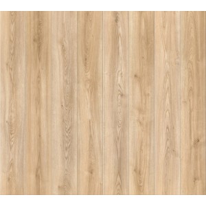 Jasne panele podłogowe t.b.t. z efektem drewna do użytku wewnętrznego.