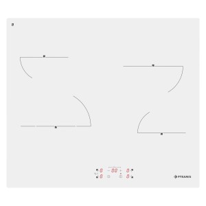 Pyramis Płyta ceramiczna PHC61510FMW biała 58 cm