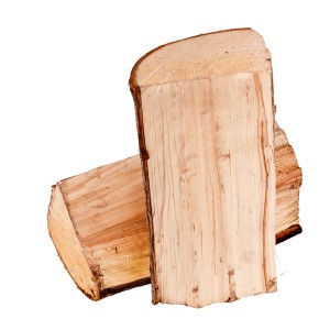 Kłody drewna opałowego, naturalny materiał opałowy.