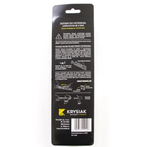 Zestaw do ostrzenia łańcucha 4,0 mm