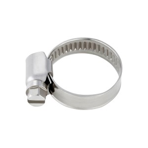 Metalowa opaska zaciskowa do pomp i instalacji wodociągowych.