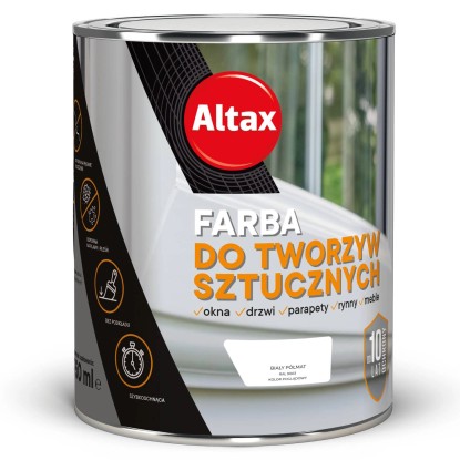 Altax Farba do PCV biała 0,75L