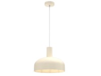 MiLAGRO Lampa wisząca Visby 1x15W LED E27 kremowa