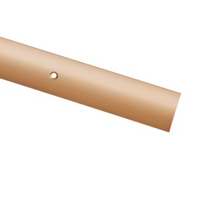 Złoty profil wyrównujący podłogę z aluminium, 1,6x30x900 mm, do przejść między podłogami.