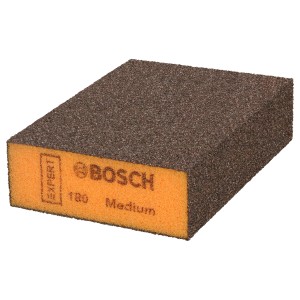 Gąbka ścierna Bosch Expert S471, średnia ziarnistość, 69x97x26mm, do szlifowania i wygładzania.