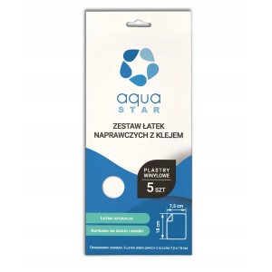 Łatki naprawcze samoprzylepne do basenów - 5 szt.