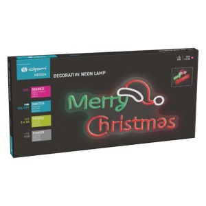 DPM Neon LED Merry Christmas 40 x 24,5 cm