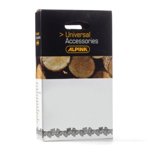 Opakowanie akcesoriów do pił łańcuchowych Alpina.