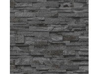 Tapeta winylowa na flizelinie KAMIEŃ ciemny