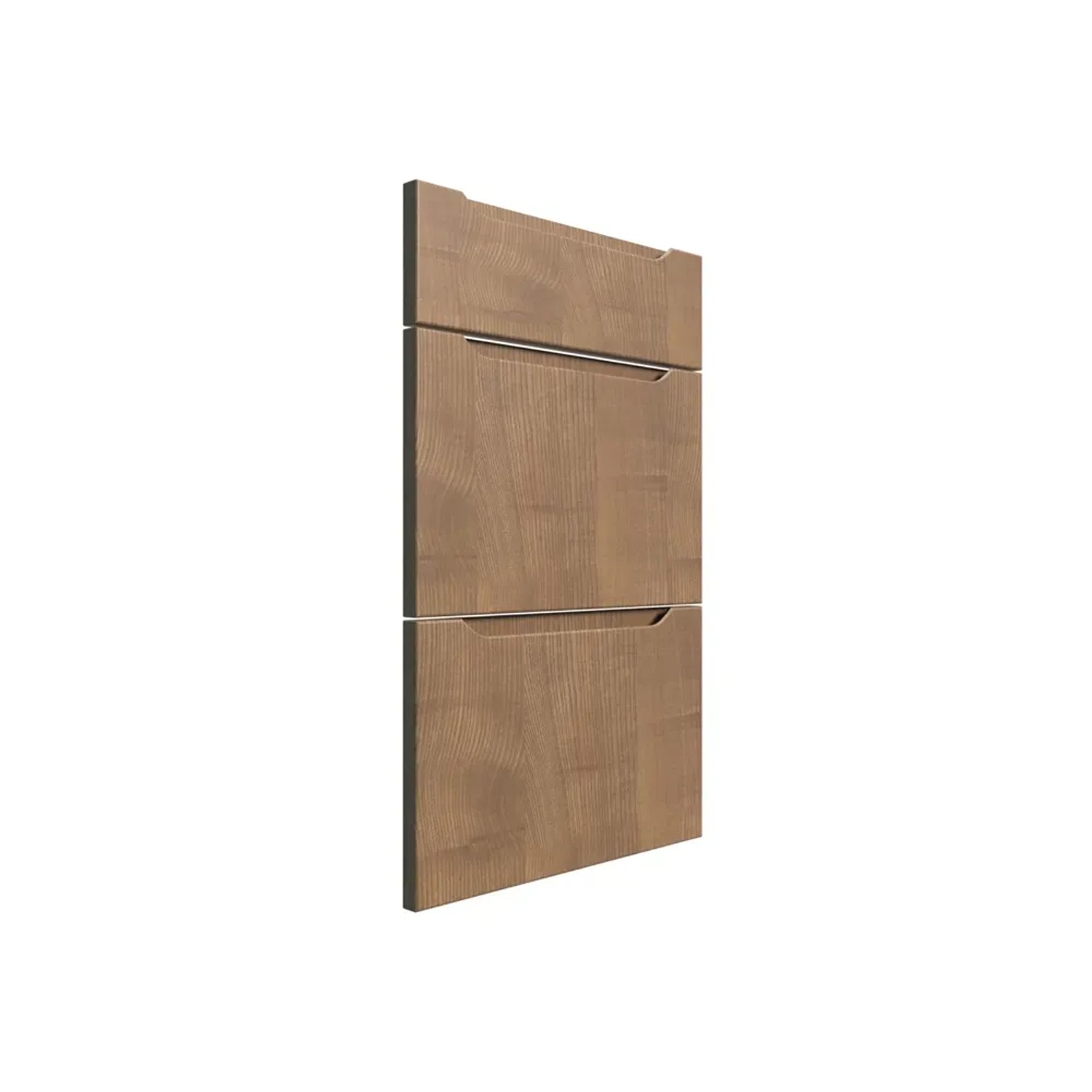Trzy fronty do szafki z szufladami Salerno 40 cm Tobacco mat