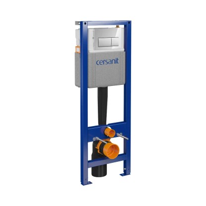 Cersanit Stelaż podtynkowy Fare z przyciskiem chrom