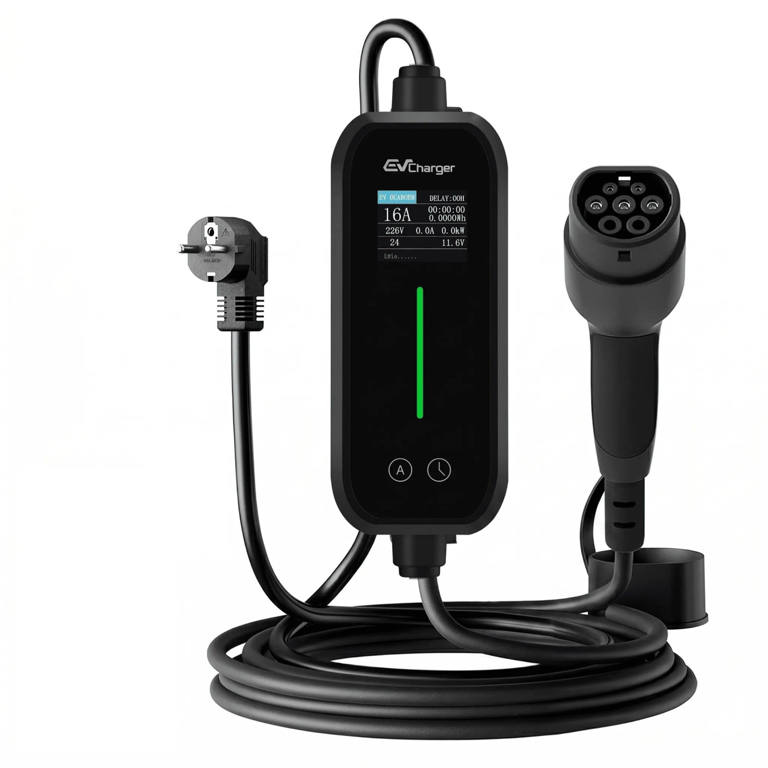 Junsun Ładowarka EV 3.5 kW 6 m Kabel Inteligentna Aplikacja Typ 2 1-fazowy 6-16A