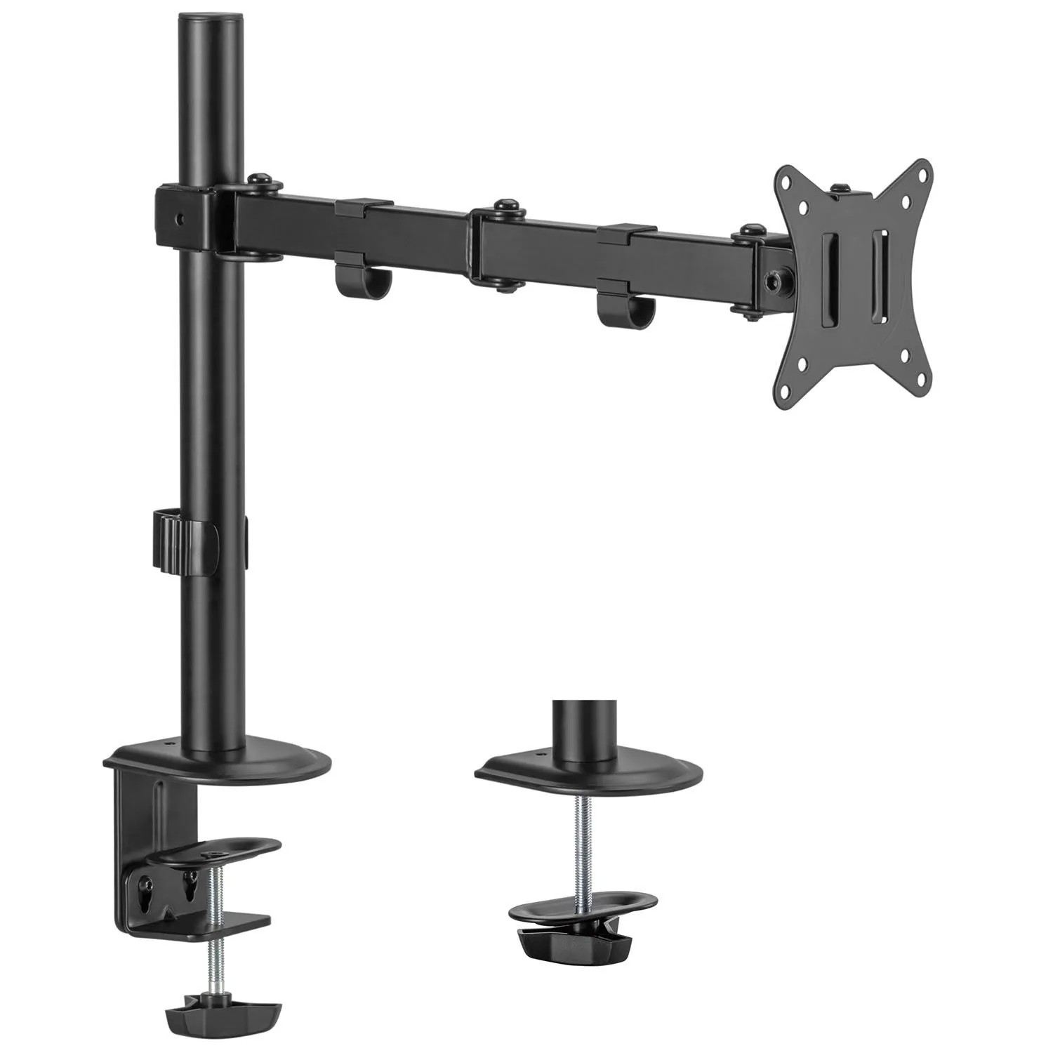 Maclean Uchwyt biurkowy do monitora LCD MC-753N, podwójne ramię - 17"-32"