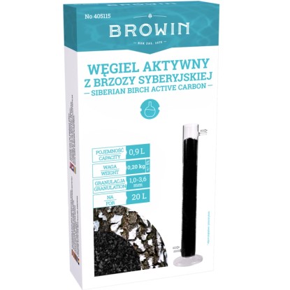 Węgiel aktywny z brzozy syberyjskiej - 0,2 kg