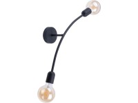 TK Lighting Kinkiet HELIX BLACK czarny 1xE27 TK Lighting Kinkiet HELIX BLACK czarny 1xE27