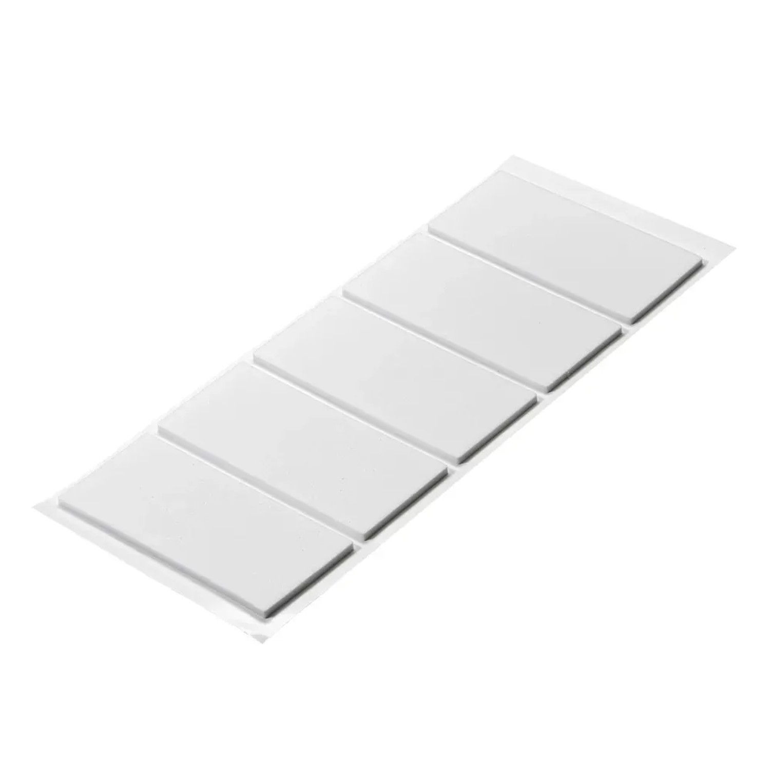 Hettich Podkładki antypoślizgowe pod meble eva białe 5 szt. 40 x 90 mm