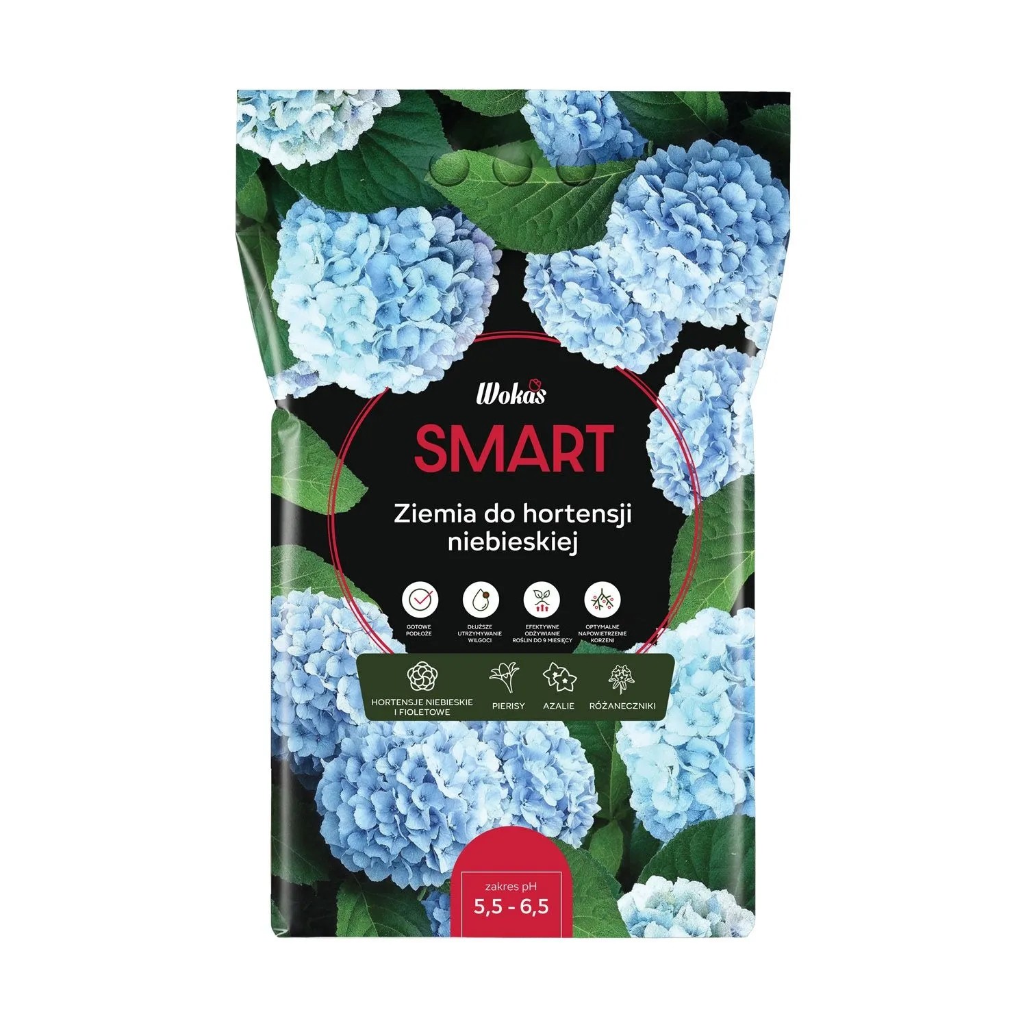 Wokas Podłoże do hortensji niebieskich SMART 20L